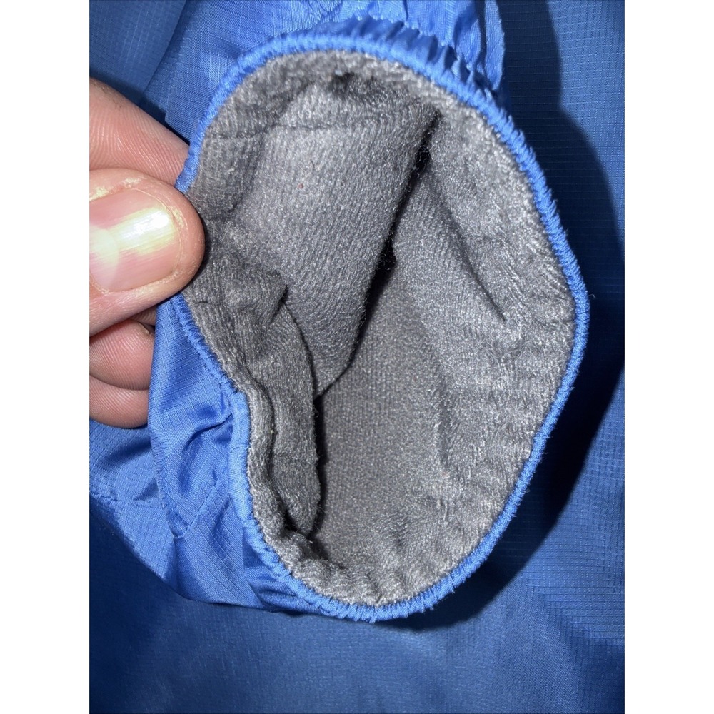 Marmot Women Windbreaker Fleece Line Jacket Full Zip Lightweight Blue Coat Large - Picture 15 of 15
